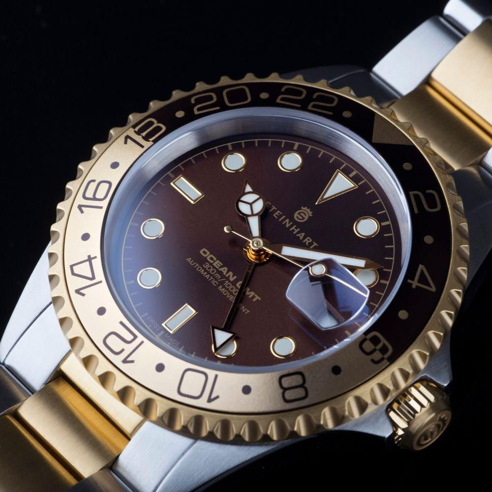 Ocean One GMT two- tone CHOCOLATE Diver Watch