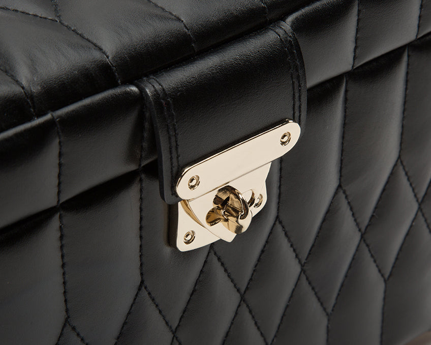 Caroline Medium Jewellery Case Black