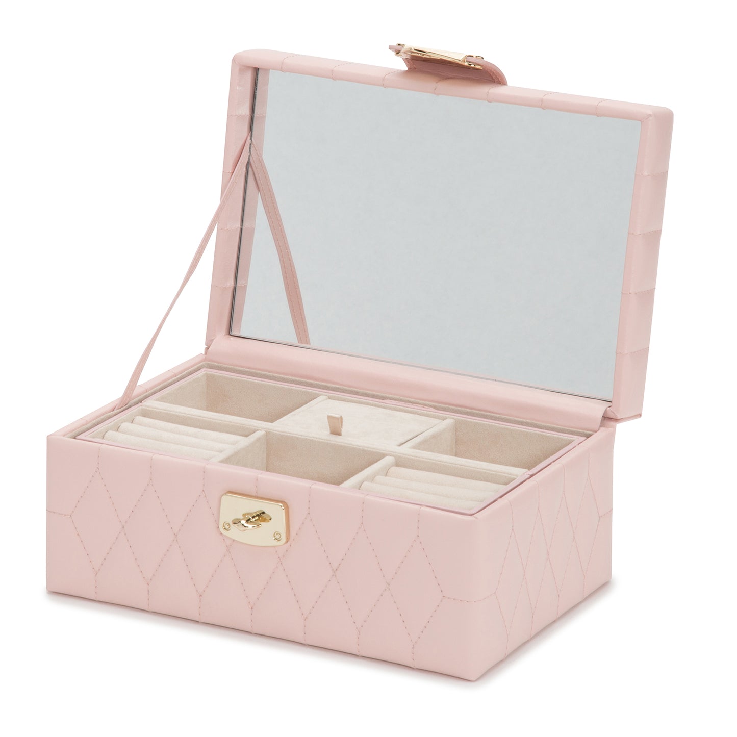 Caroline Small Jewellery Case Rose Quartz