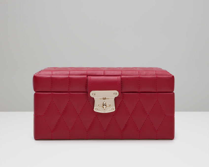 Caroline Small Jewellery Case Red