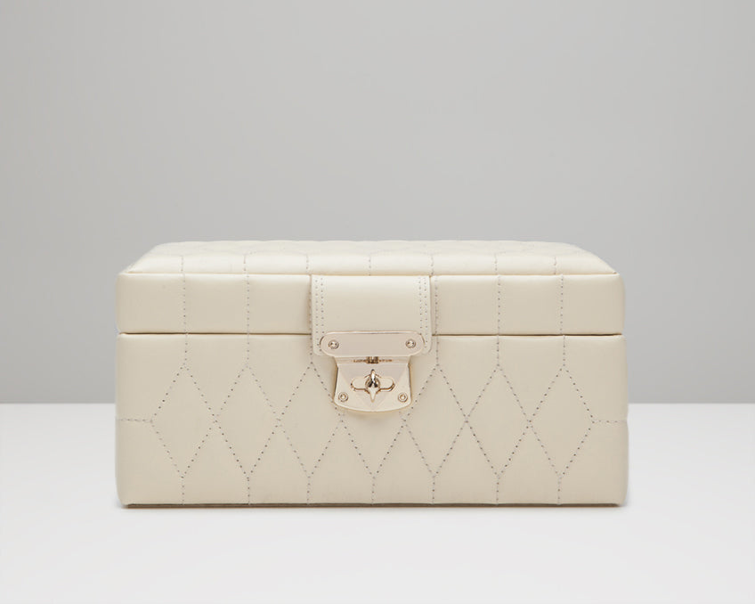 Caroline Small Jewellery Case Ivory