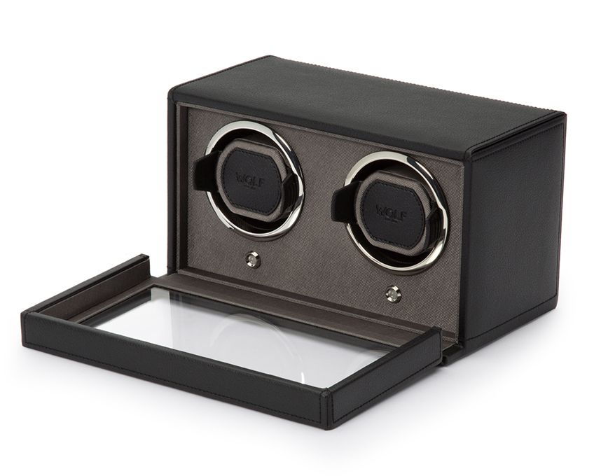 Cub Double Watch Winder With Cover