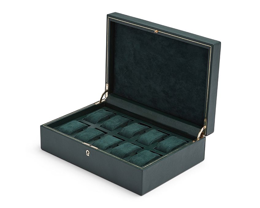 BRITISH RACING 10 PIECE WATCH BOX