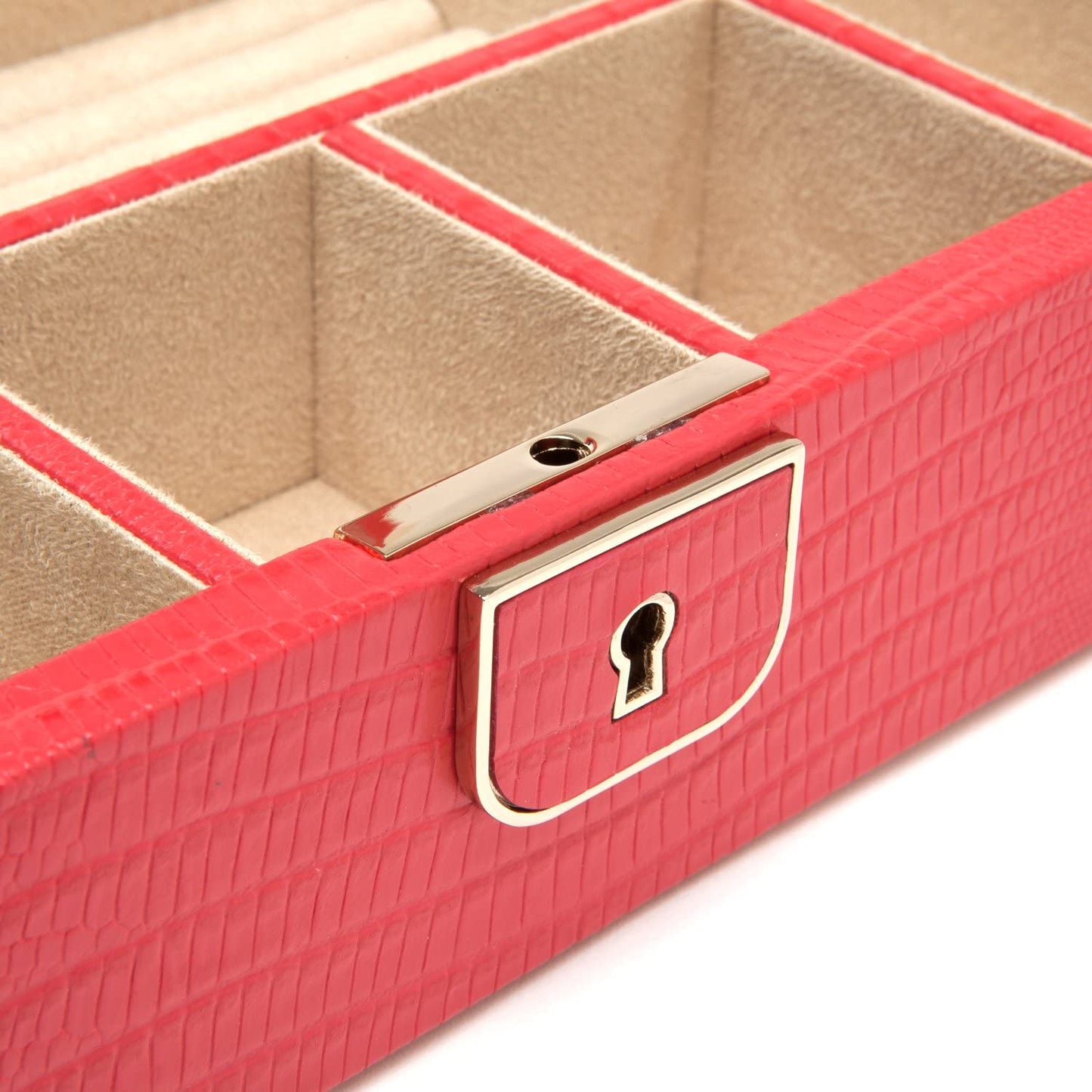 Wolf Palermo Medium Jewellery Box Coral