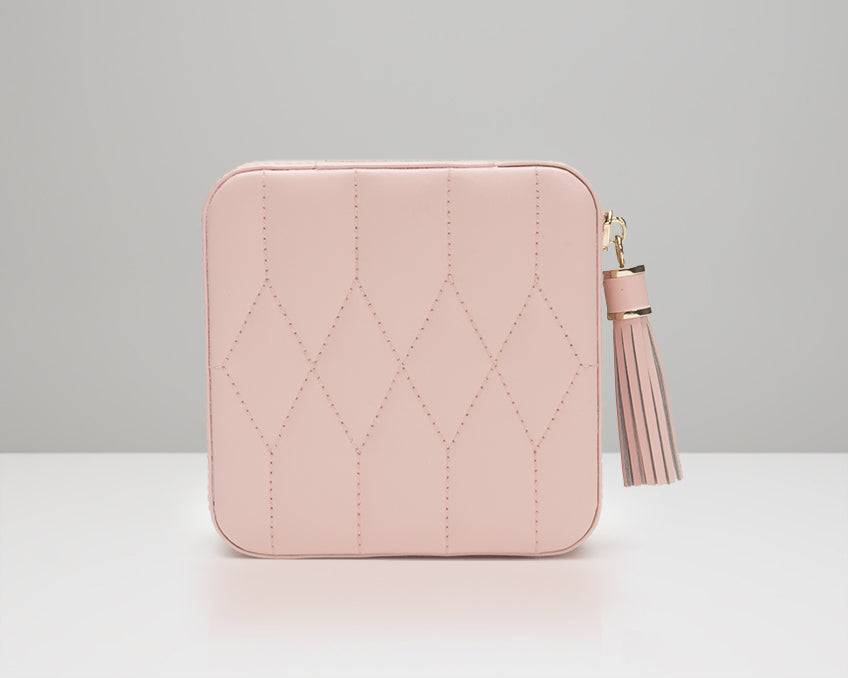 Caroline Zip Travel Case Rose Quartz