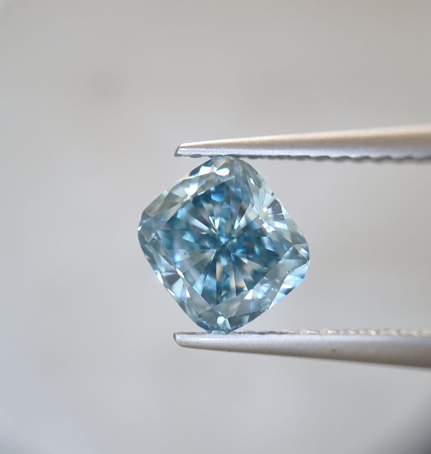 Fancy Intense Blue Cushion Shape 1.50 Carat