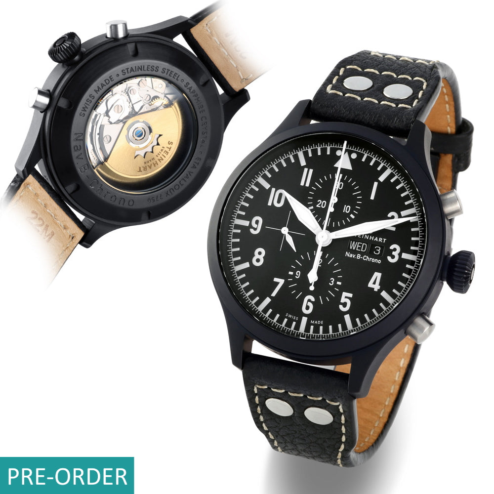 Nav B Chrono 47 mm Black