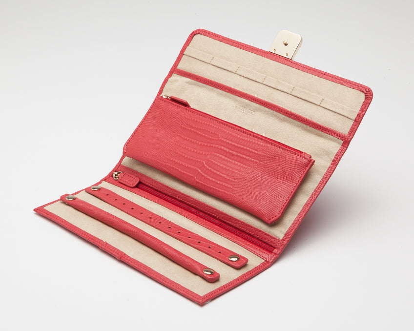 Wolf Palermo Jewellery Roll Coral
