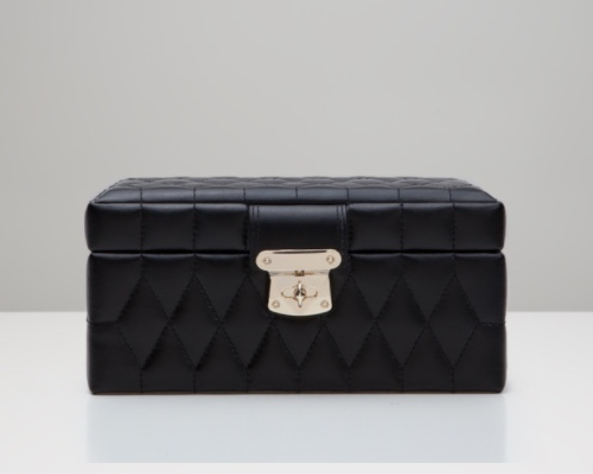 Caroline Small Jewellery Case Black