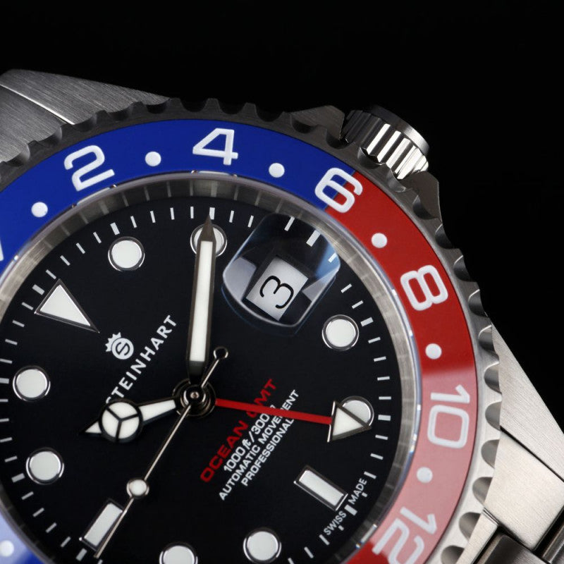 Ocean One GMT BLUE-RED. 2 Ceramic