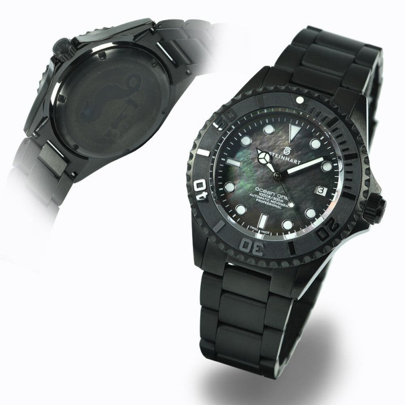 Steinhart Ocean One Gmt Black Dlc Steinhart Diver Watch Ocean One