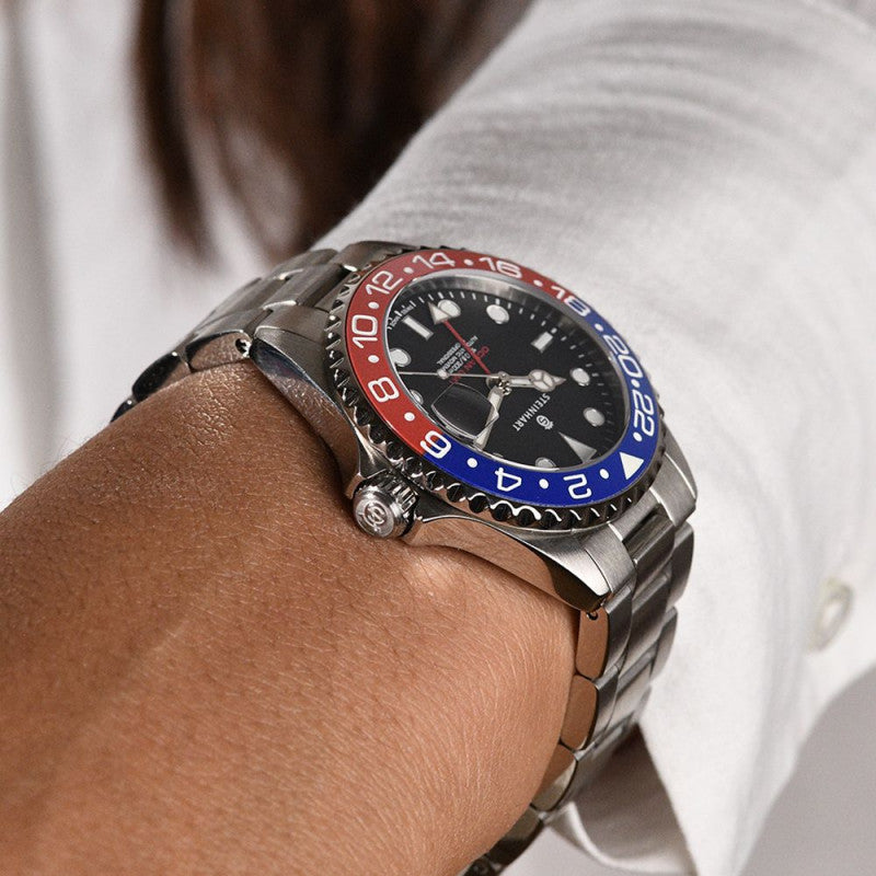 Ocean 39 GMT BLUE-RED Ceramic