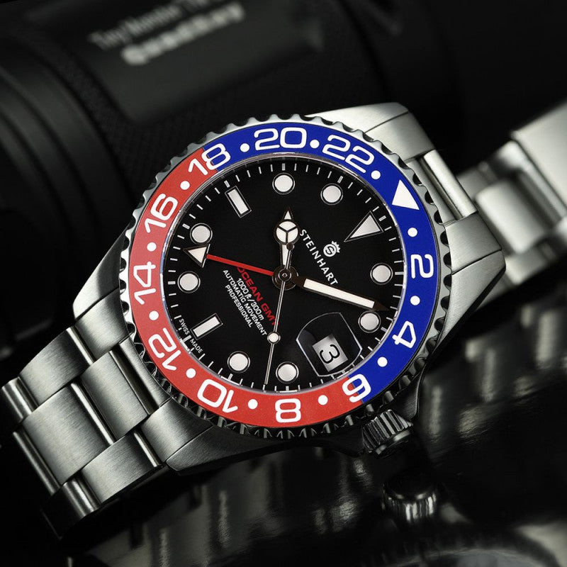 Ocean 39 GMT BLUE-RED Ceramic