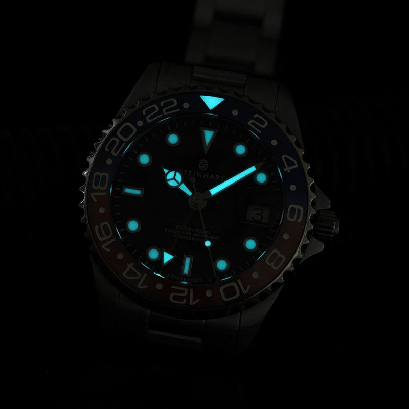 Ocean 39 GMT BLUE-RED Ceramic
