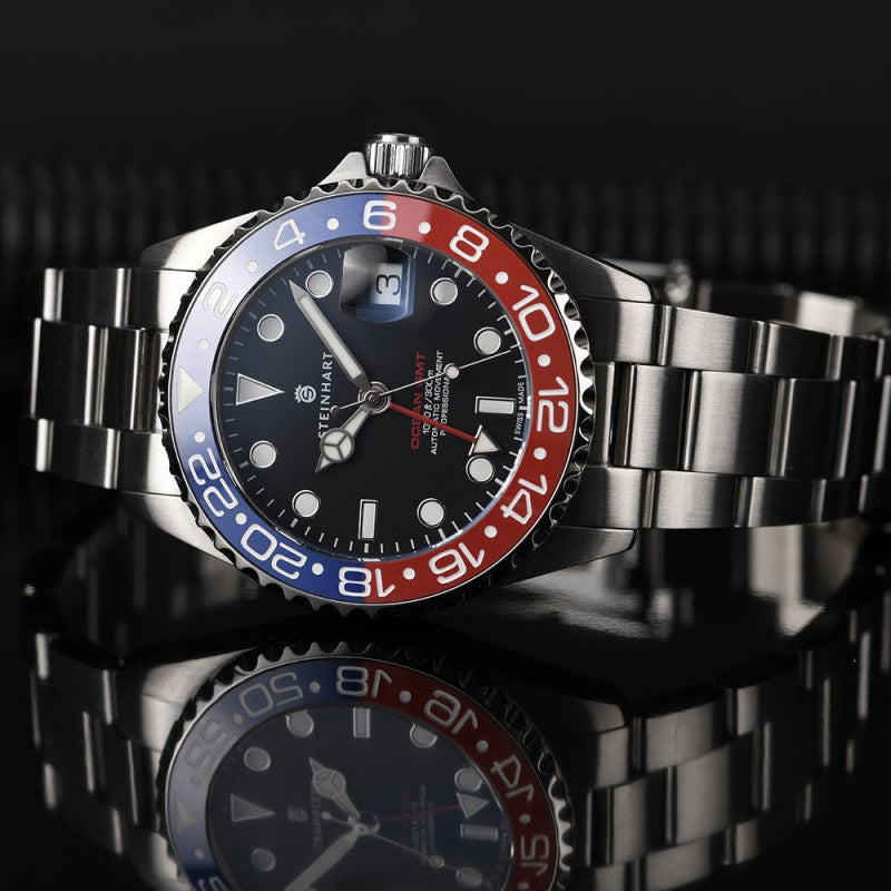 Ocean 39 GMT BLUE-RED Ceramic