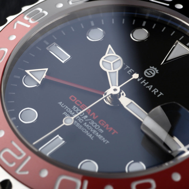 Ocean 39 GMT.2 BLACK-RED Ceramic