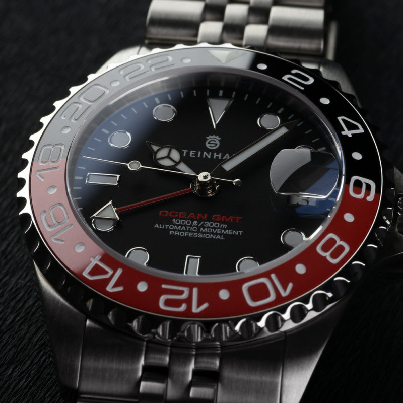 Ocean 39 GMT.2 BLACK-RED Ceramic