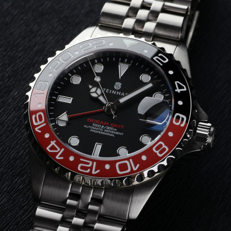 Ocean 39 GMT.2 BLACK-RED Ceramic