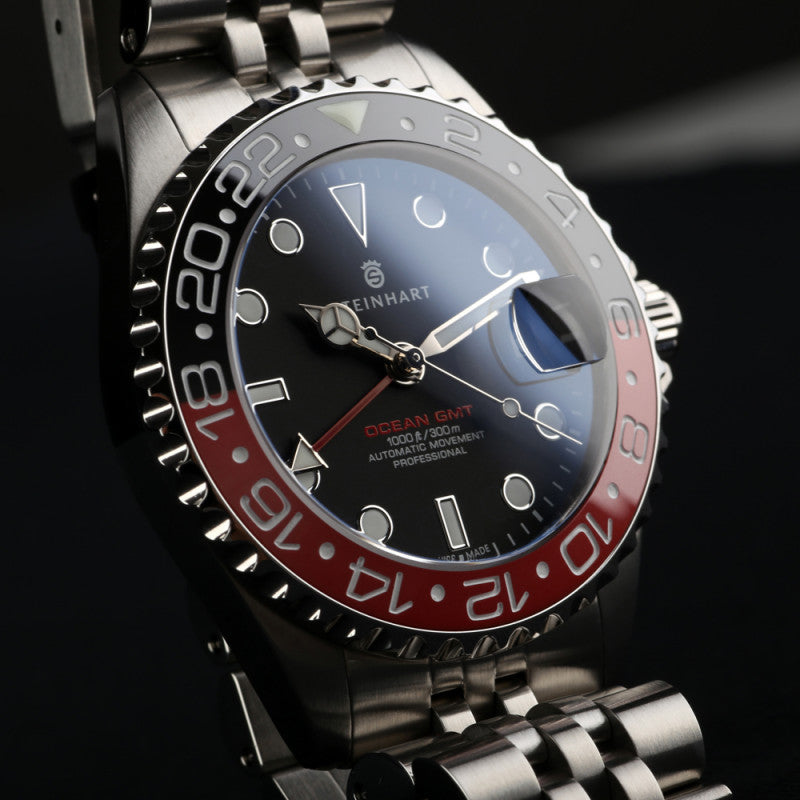 Ocean 39 GMT.2 BLACK-RED Ceramic