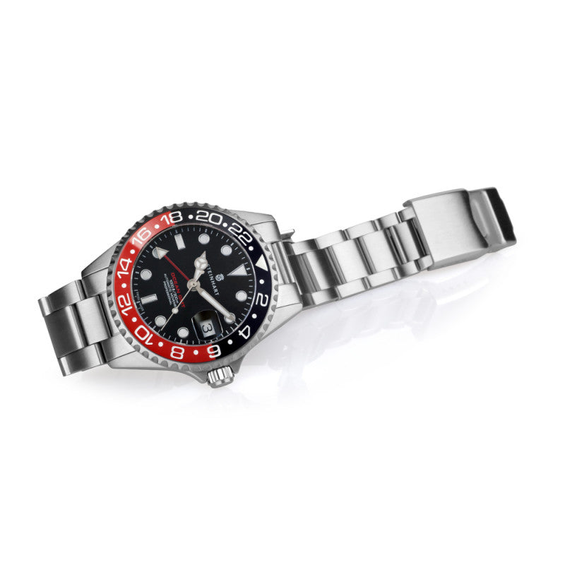 Ocean 39 GMT BLACK-RED Ceramic