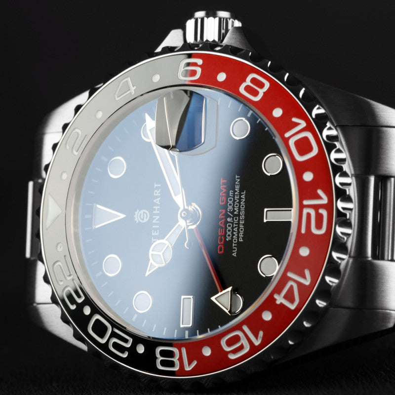 Ocean 39 GMT BLACK-RED Ceramic