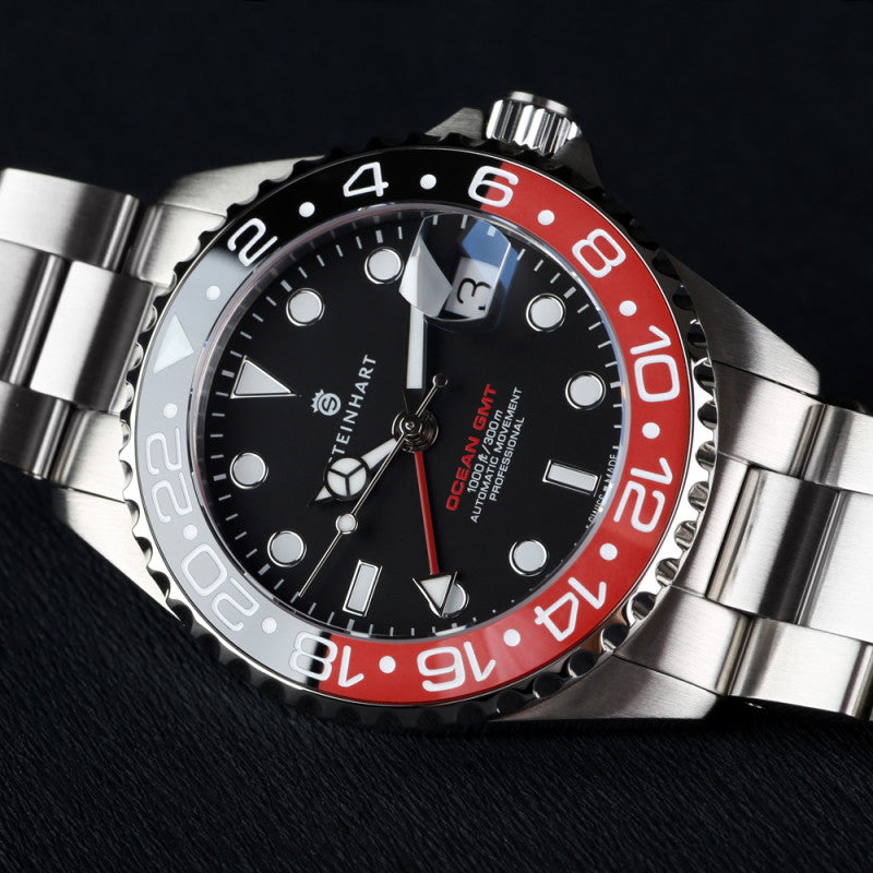 Ocean 39 GMT BLACK-RED Ceramic