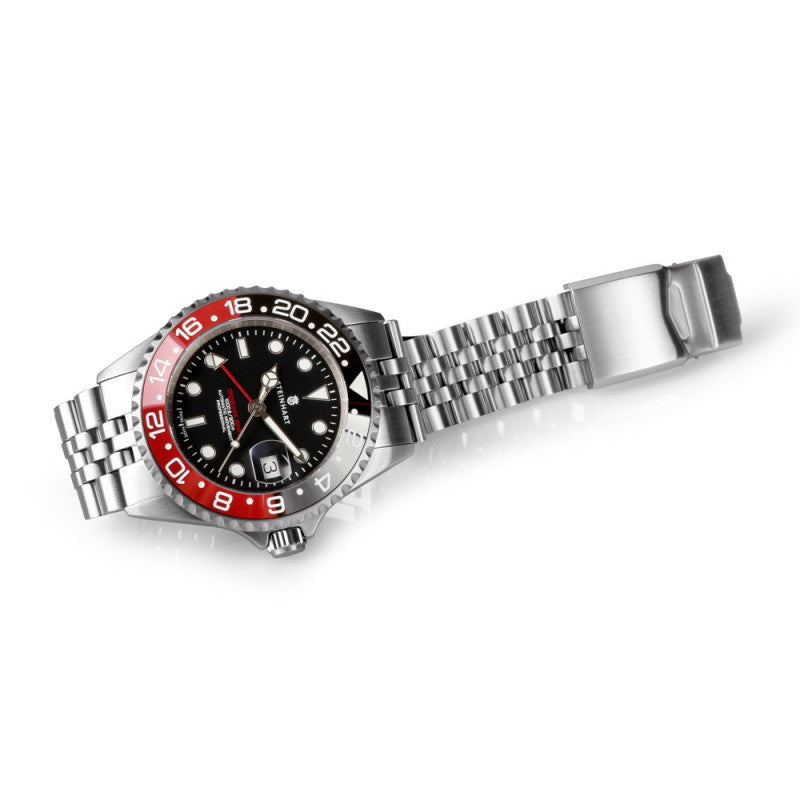 Ocean One GMT BLACK-RED. 2 Ceramic