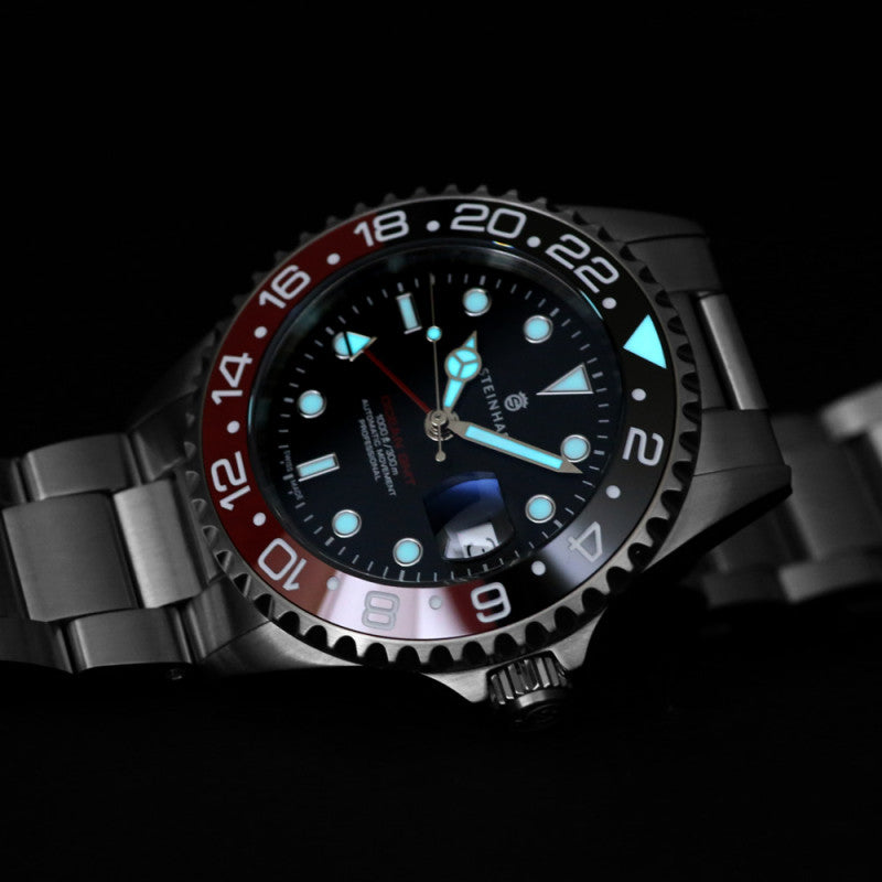 Ocean One GMT BLACK-RED. 2 Ceramic