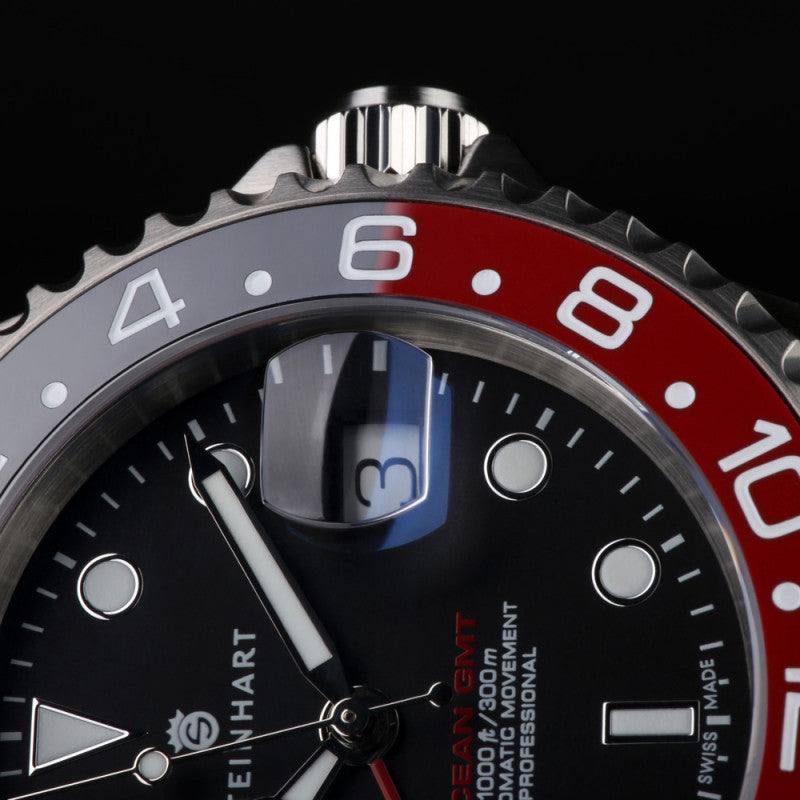 Ocean One GMT BLACK-RED. 2 Ceramic