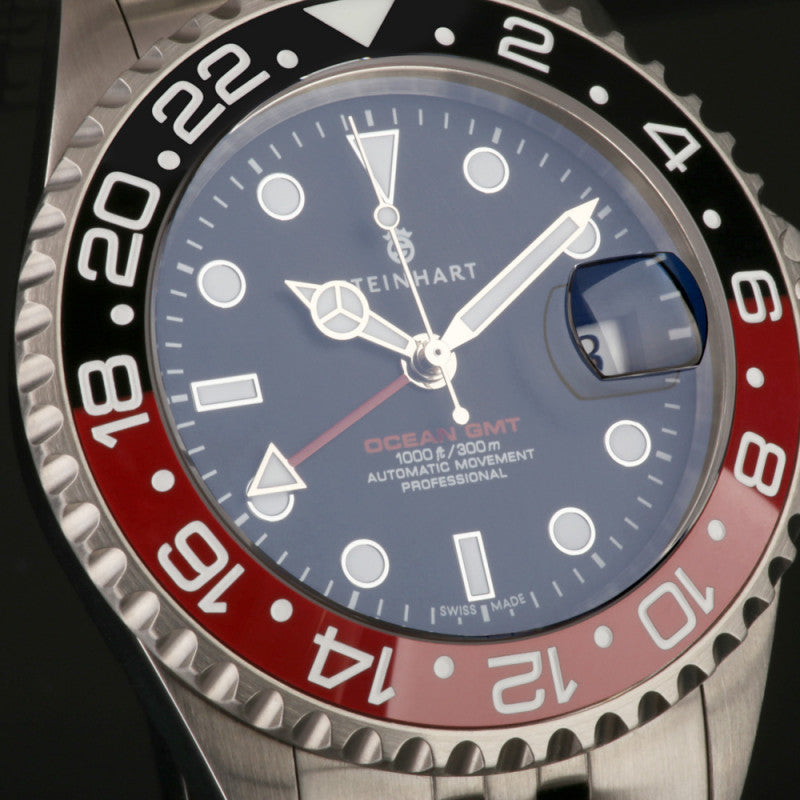 Ocean One GMT BLACK-RED. 2 Ceramic