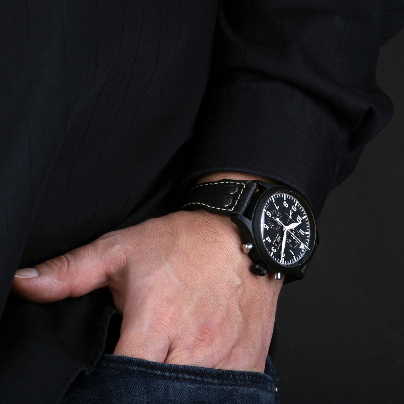 Nav B Chrono 47 mm Black