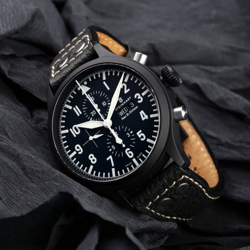Nav B Chrono 47 mm Black