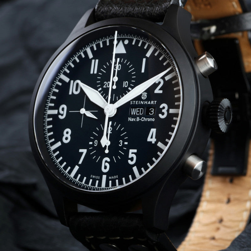Nav B Chrono 47 mm Black