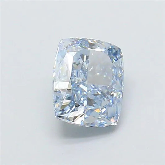 1.37ct Cushion modified Lab Grown Diamond (Colour Fancy Intense Blue, Clarity VVS1, IGI Certified)