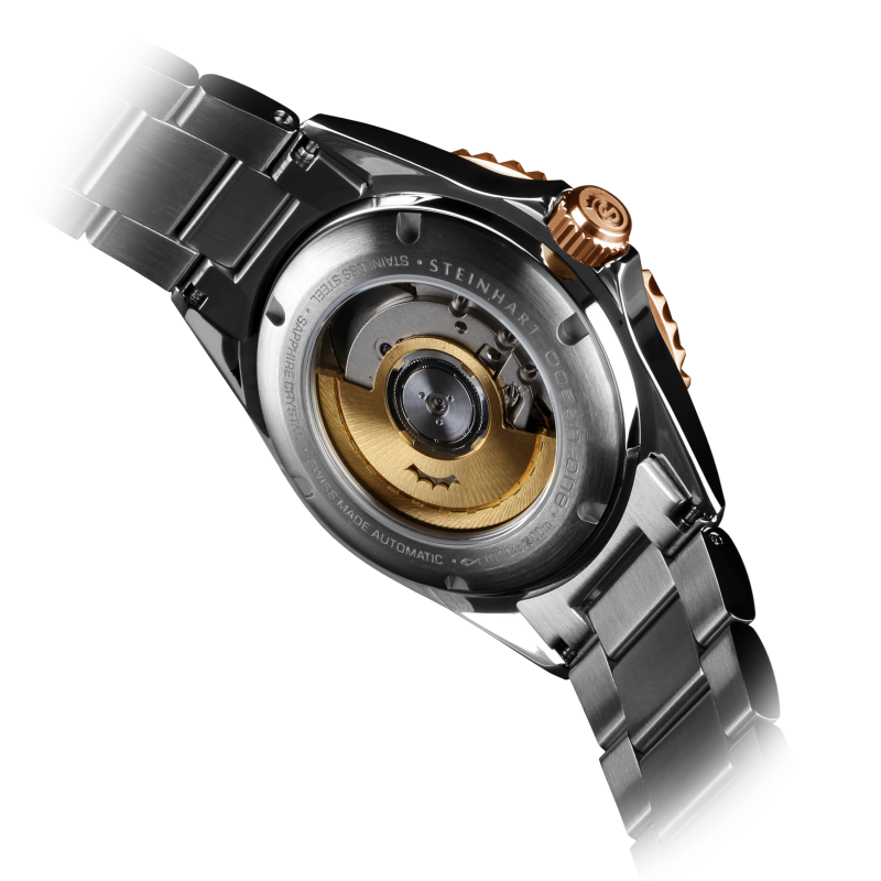 Ocean One GMT two-tone BLACK/KHAKI Diver Watch