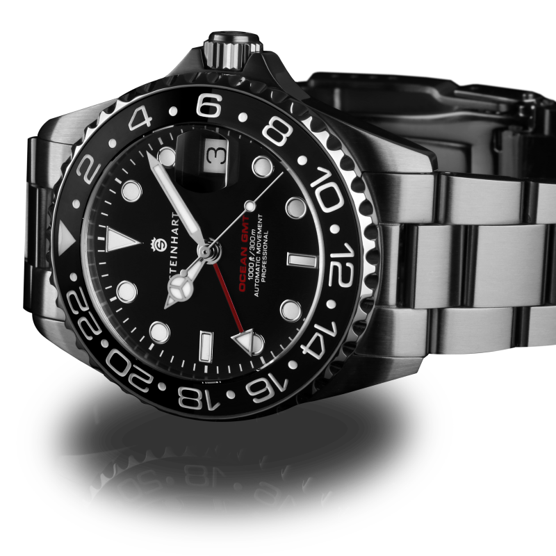 Ocean 39 GMT BLACK Ceramic Diver Watch