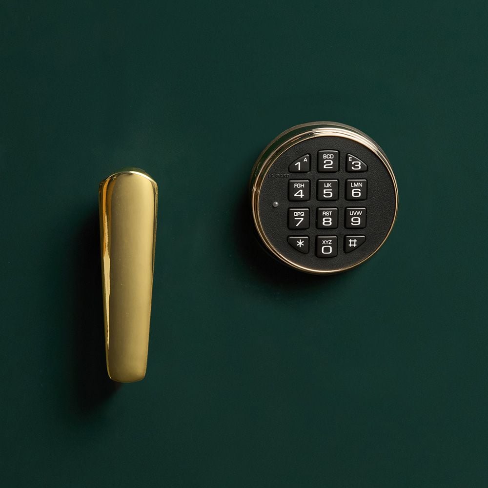 Atlas 4 Piece Winder Safe Green/Gold