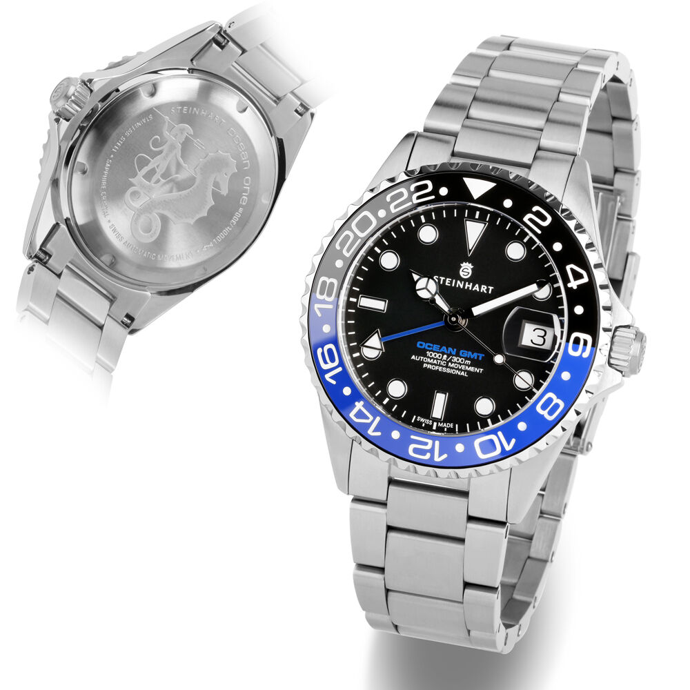 Ocean One 42mm GMT blue/black classic Ceramic