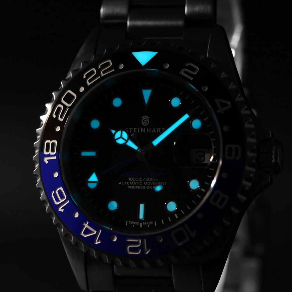 Ocean One 42mm GMT blue/black classic Ceramic