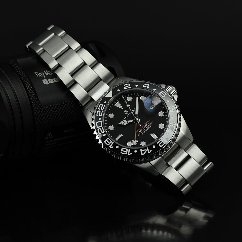 Ocean 39 GMT BLACK Ceramic Diver Watch