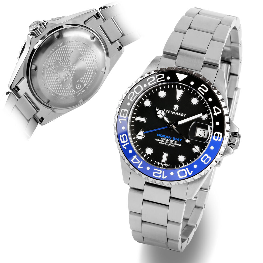 Ocean One 39mm GMT classic Blue/black ceramic