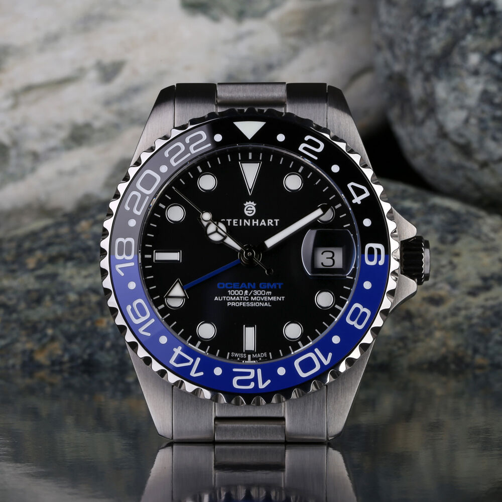 Ocean One 39mm GMT classic Blue/black ceramic