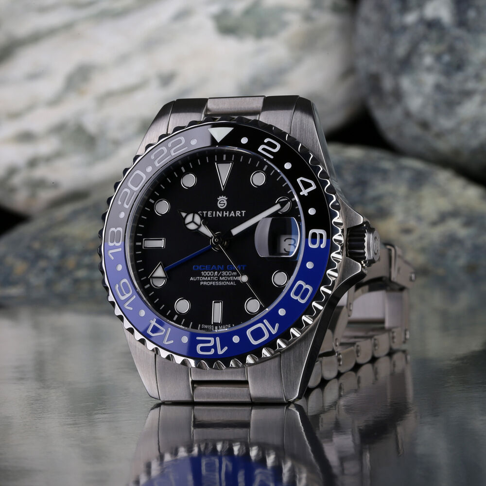 Ocean One 39mm GMT classic Blue/black ceramic