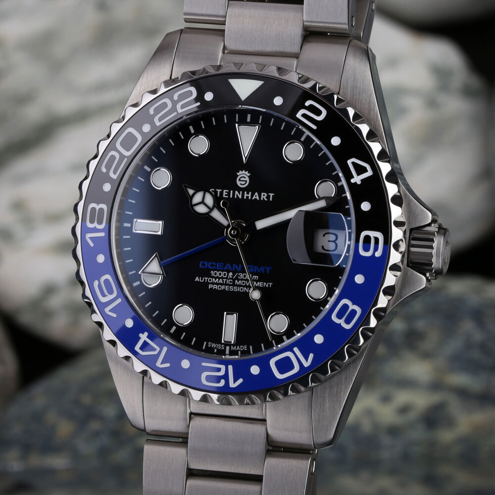 Ocean One 39mm GMT classic Blue/black ceramic