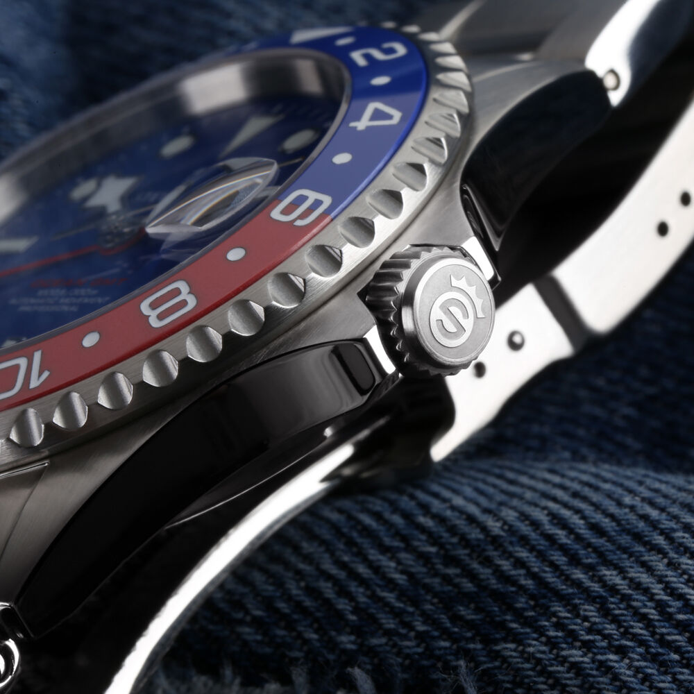 Ocean One 42mm GMT BLUE-RED Ceramic blue dial