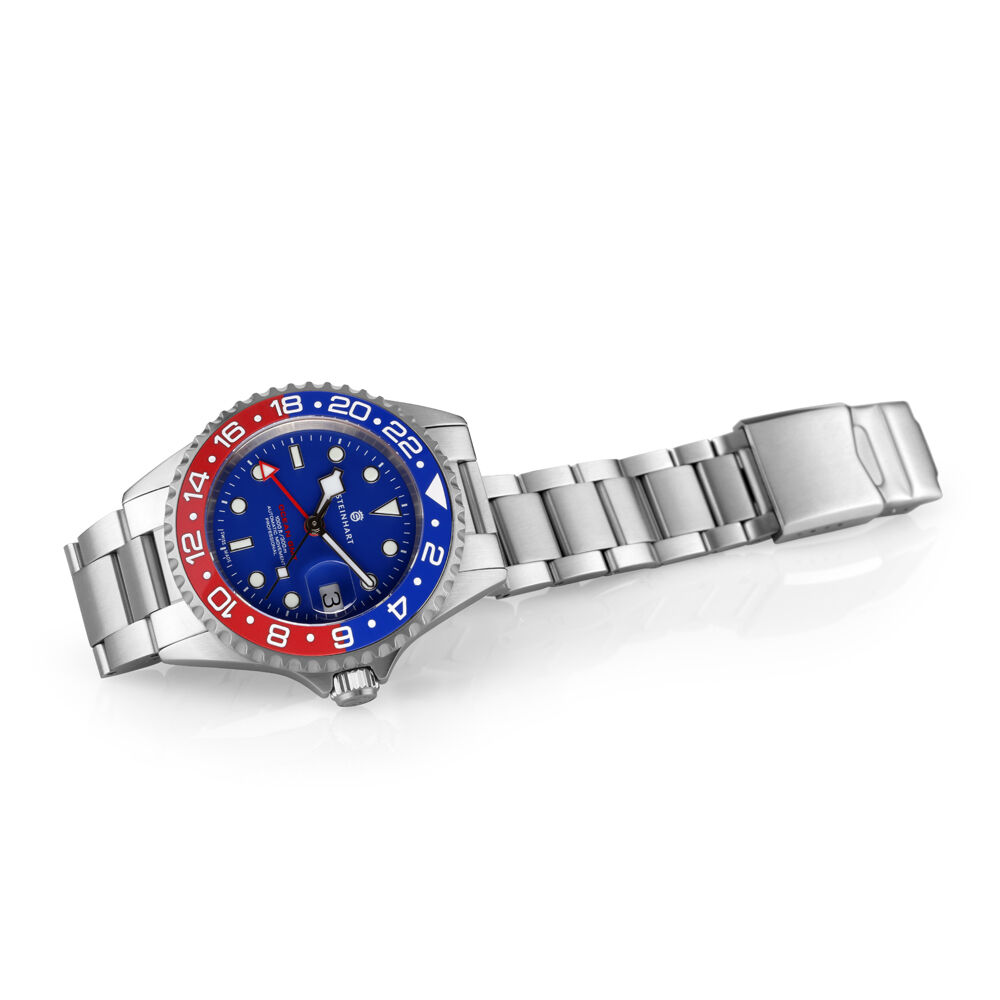 Ocean One 42mm GMT BLUE-RED Ceramic blue dial