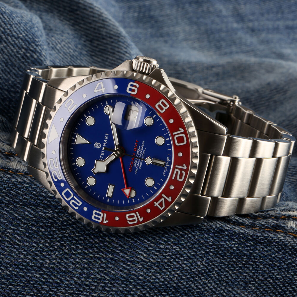 Ocean One 42mm GMT BLUE-RED Ceramic blue dial