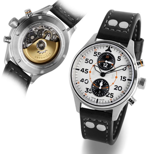 Nav.B-Chrono 42 Silver B-Type