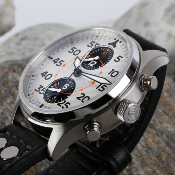 Nav.B-Chrono 42 Silver B-Type