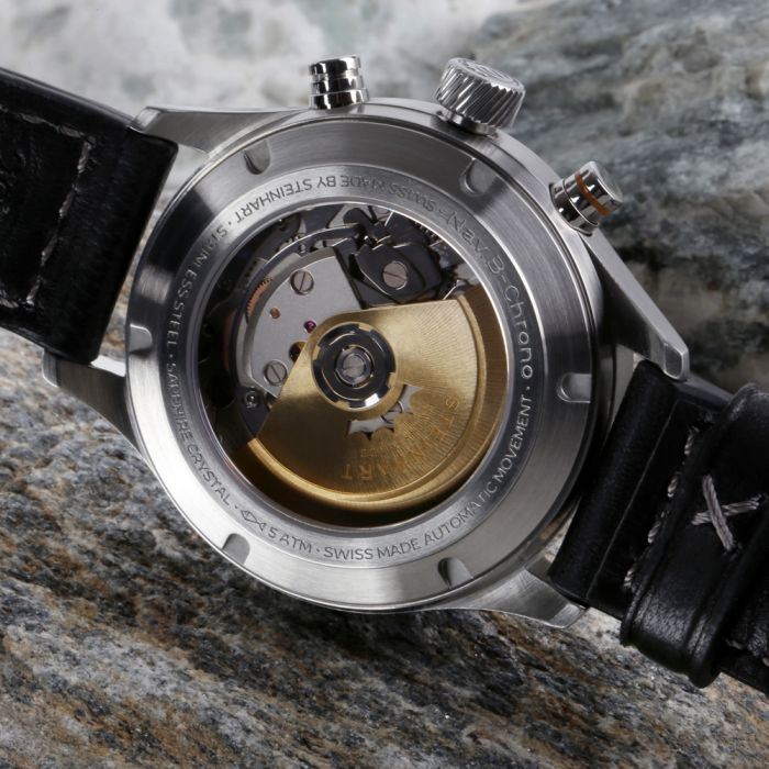 Nav.B-Chrono 42 Silver B-Type